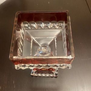 Vintage westmoreland glass ruby red vase